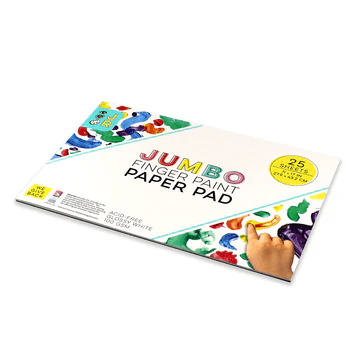JR Jumbo Fingerpaint Paper Pad 11"x17"-Craft Activity-Tools 4 Teaching-Classroom Decor and More