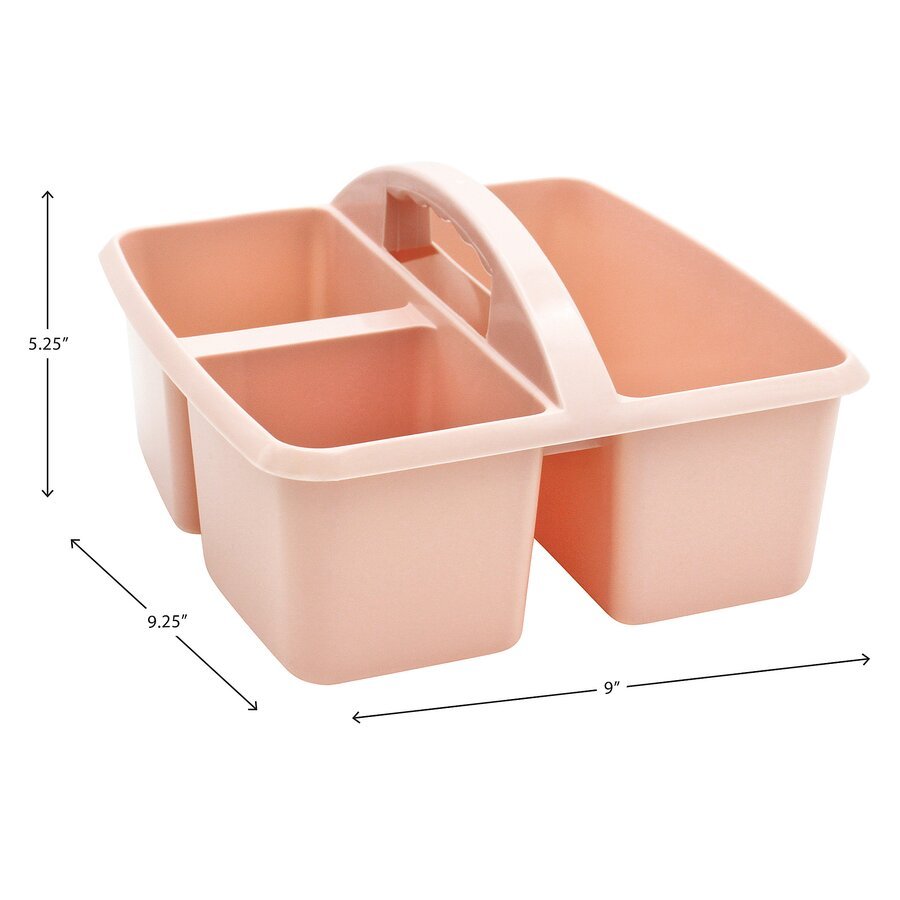 Plastic Storage Caddy - Blush - Tools 4 Teaching