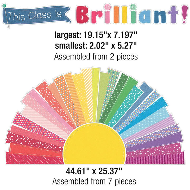 Crafty Cool This Class is Brilliant Bulletin Board-Bulletin Board Sets-Tools 4 Teaching-Classroom Decor and More