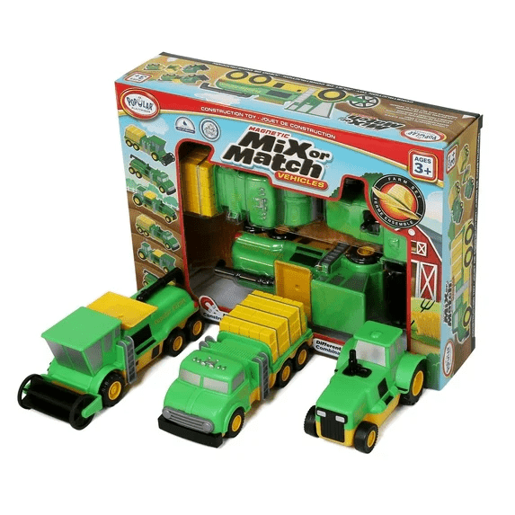 Magnetic Mix or Match Vehicles Farm-Vehicles & Construction-Tools 4 Teaching-Classroom Decor and More