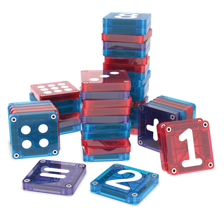 MAGNA-TILES® LEARN Numbers™ 56 Piece Set - Tools 4 Teaching