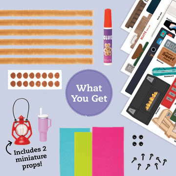 DIY Miniature Cozy Bear Cabin-Craft Activity-Tools 4 Teaching-Classroom Decor and More