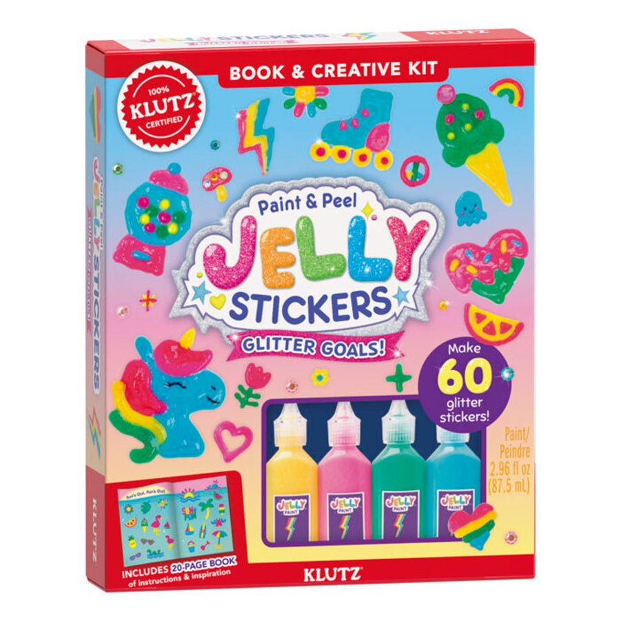 Paint and Peel Jelly Stickers Glitter Goals!-Craft Activity-Tools 4 Teaching-Classroom Decor and More