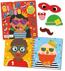 Silicone Sticker Book - Silly Faces-Subjects - Books - Activity Books-Tools 4 Teaching-Classroom Decor and More
