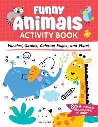 Funny Animals Activity Book-Activity Pads-Tools 4 Teaching-Classroom Decor and More