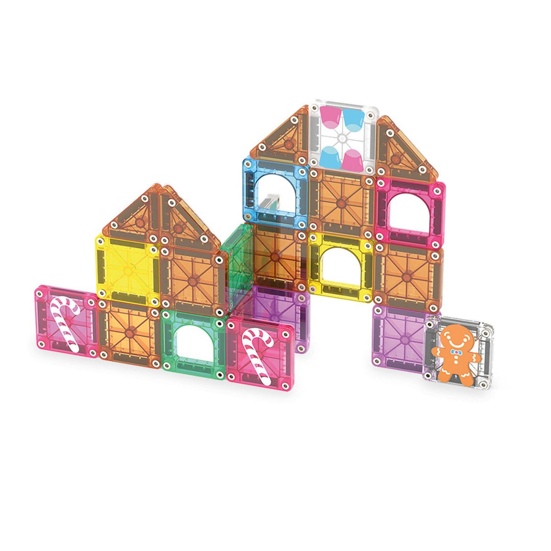 MAGNA-TILES® microMAGS™ Gingerbread House 24 Piece Travel Set - Tools 4 Teaching