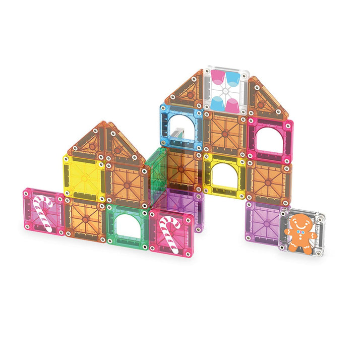 MAGNA-TILES® microMAGS™ Gingerbread House 24 Piece Travel Set - Tools 4 Teaching