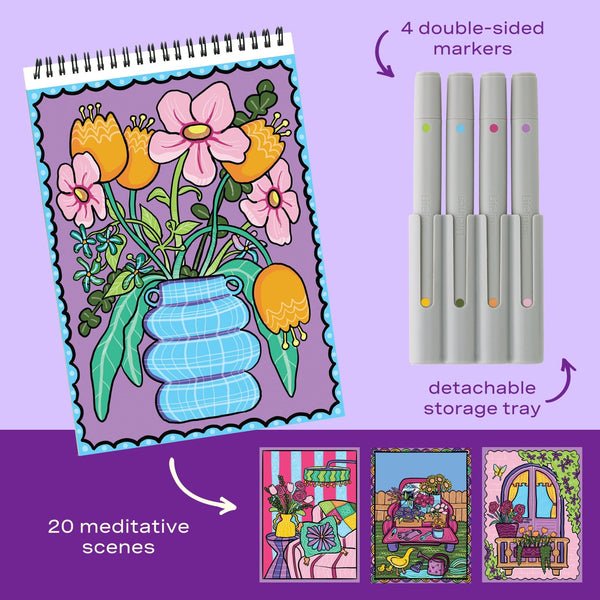 Lifelines® FlowArt® - Scented Color-To-Reveal | Fragrant Blooms - Tools 4 Teaching