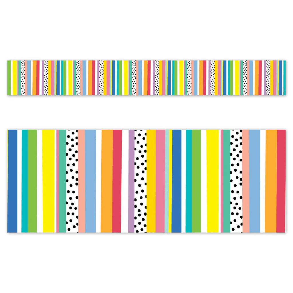 Core Decor Stripes and Dots Border - Tools 4 Teaching