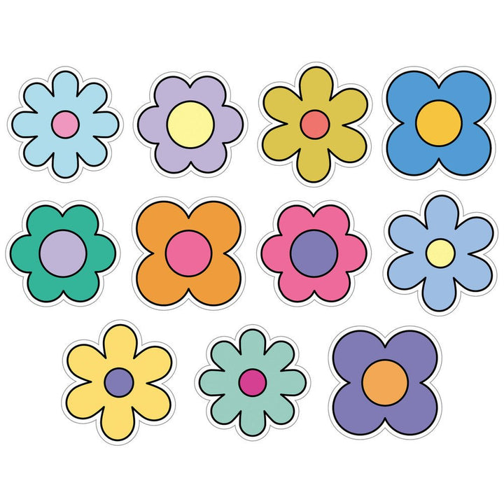 Retro Remix Colorful Cut Outs-Accents-Tools 4 Teaching-Classroom Decor and More