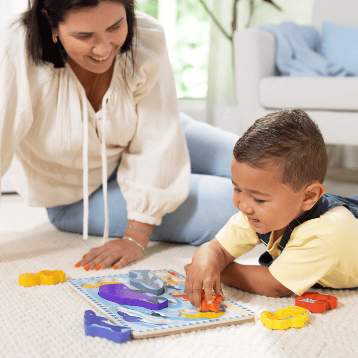 Chunky Puzzle Sea Creatures-Puzzles-Tools 4 Teaching-Classroom Decor and More