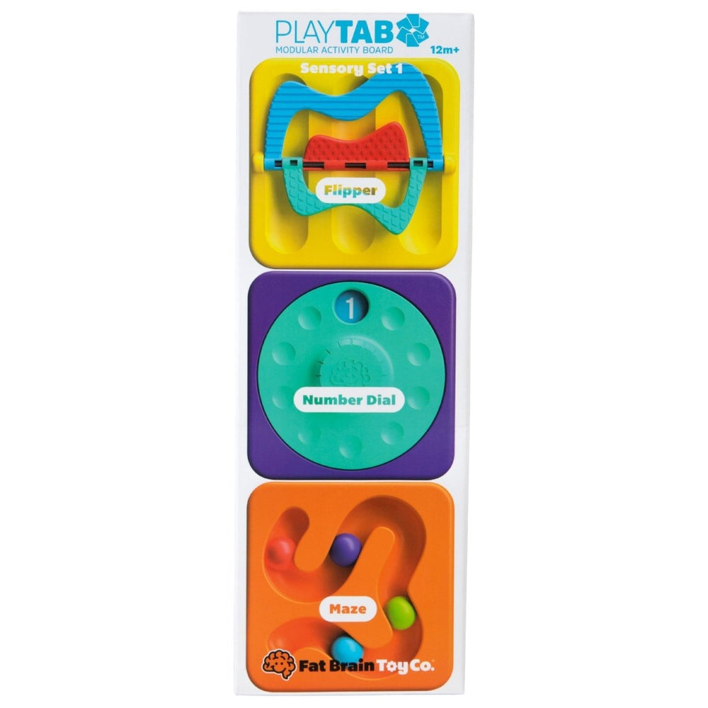 PlayTab - Sensory Set 1: Flipper, Number Dial, Maze - Tools 4 Teaching
