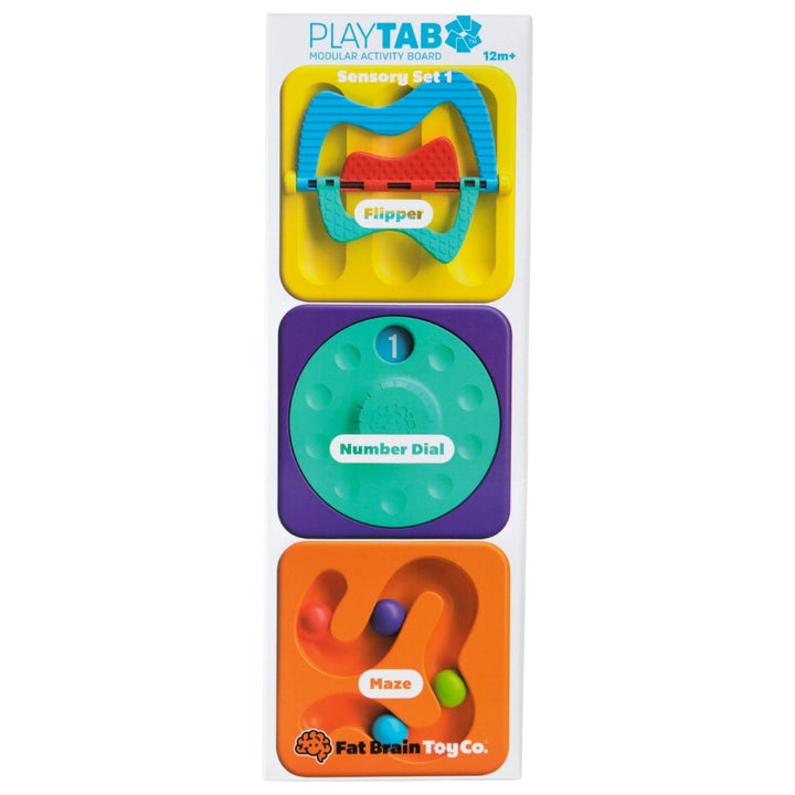 PlayTab - Sensory Set 1: Flipper, Number Dial, Maze - Tools 4 Teaching