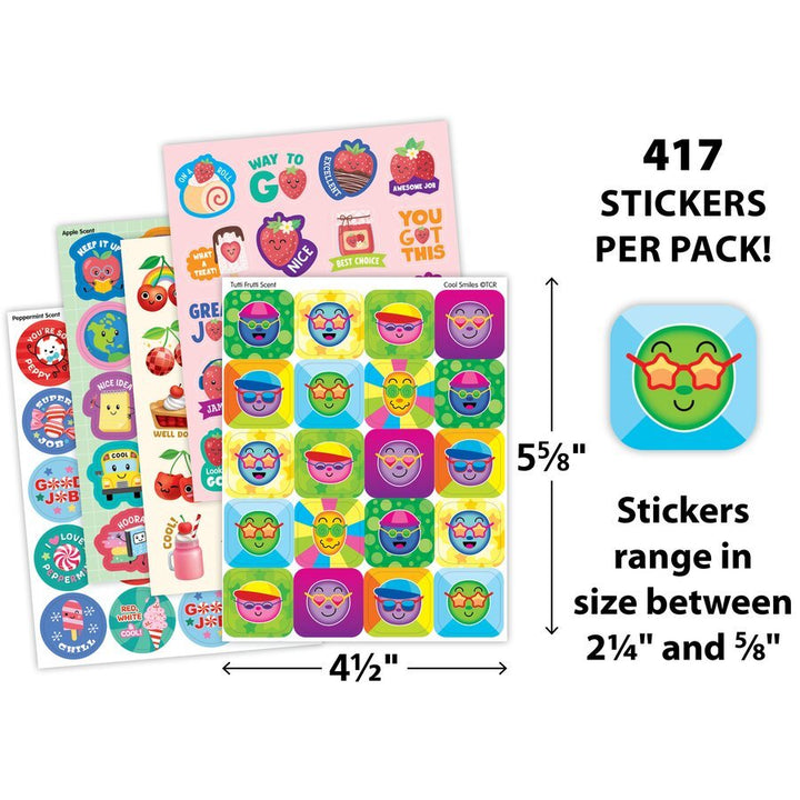 Sweet Scents Smelly Stickers Variety Pack - Tools 4 Teaching
