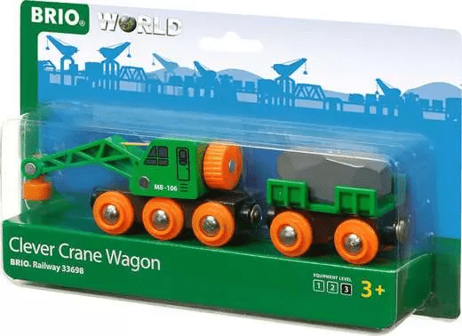 Brio Clever Crane Wagon-Vehicles & Construction-Tools 4 Teaching-Classroom Decor and More