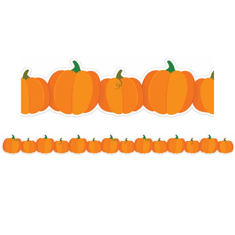 Pumpkins Extra Wide Trim-Tools 4 Teaching-Classroom Decor and More