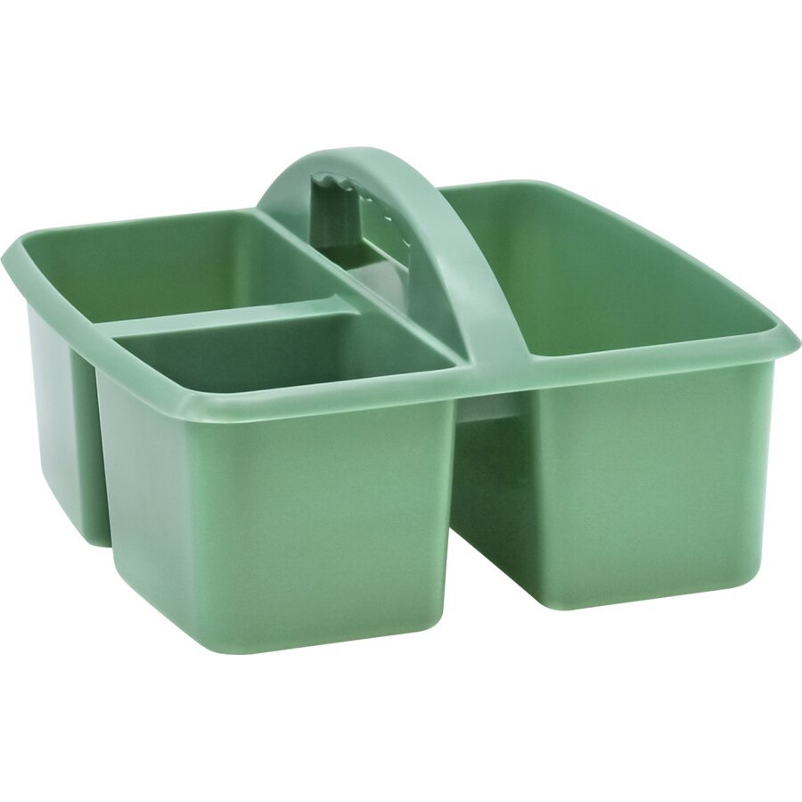 Plastic Storage Caddy - Eucalyptus Green - Tools 4 Teaching