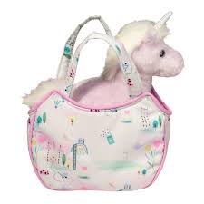 Magical World Sassy Sak w/Purple Unicorn-Stuffed Animals & Plush-Tools 4 Teaching-Classroom Decor and More