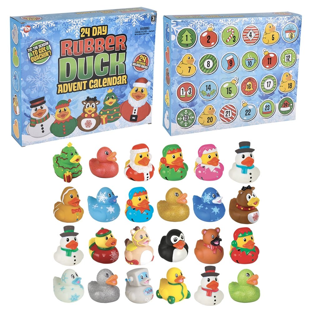 24 Day Rubber Ducky Christmas Advent Calendar-Fidgets-Tools 4 Teaching-Classroom Decor and More