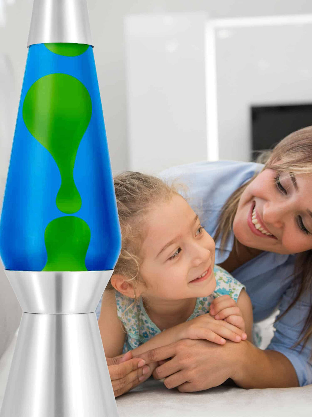 27 " LAVA® Grande Lamp - Yellow wax / blue liquid-Lava-Tools 4 Teaching-Classroom Decor and More