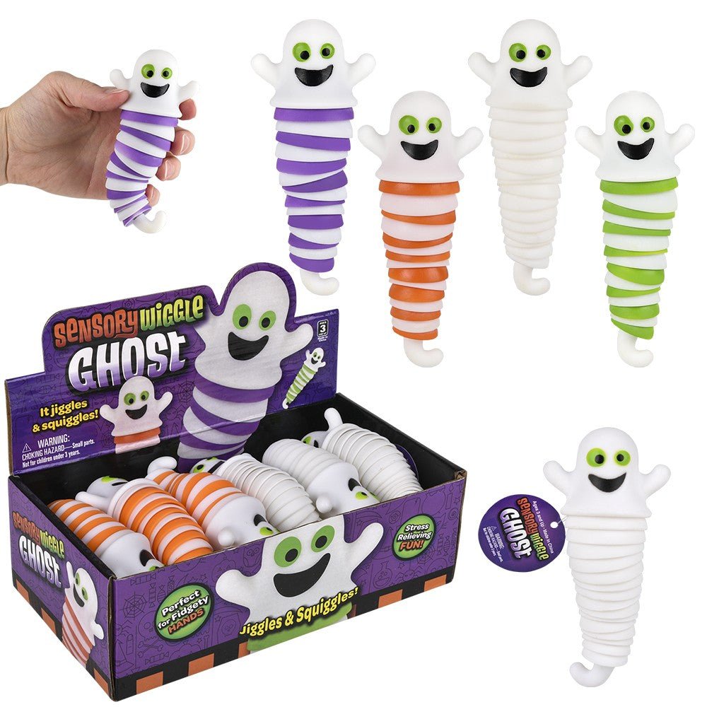5.5" Wiggle Fidget Ghost (Assorted)-Fidgets-Tools 4 Teaching-Classroom Decor and More