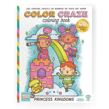Color Craze Princess-Activity Pads-Tools 4 Teaching-Classroom Decor and More