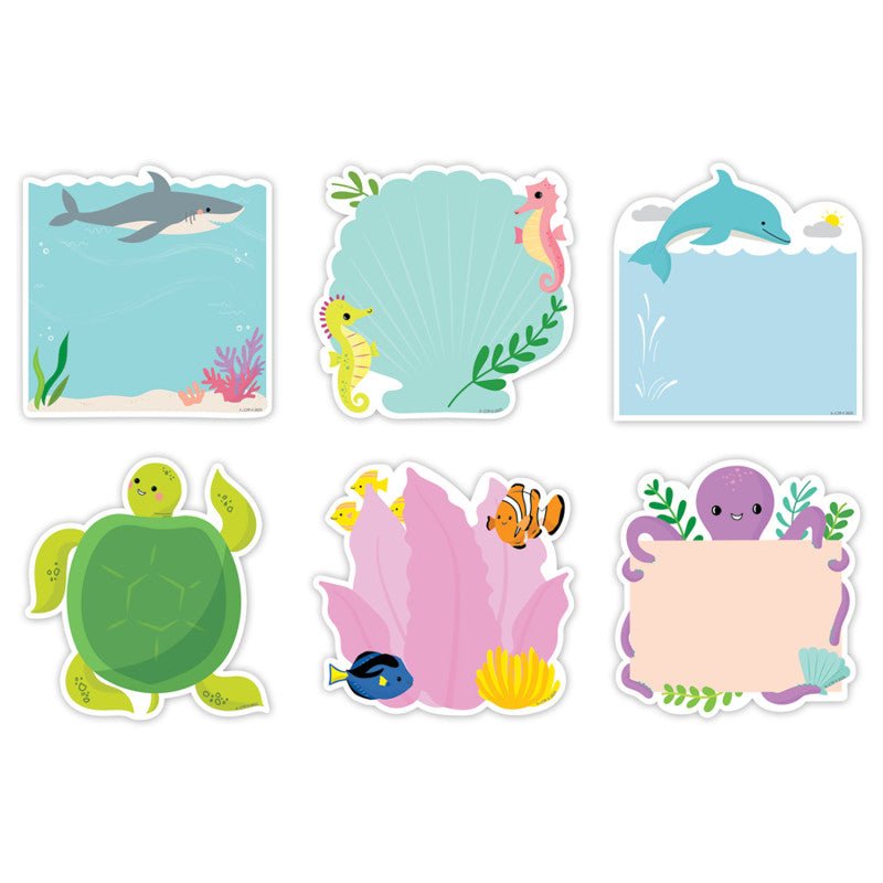 Sea Friends 6" Designer Cut Outs-Accents-Tools 4 Teaching-Classroom Decor and More