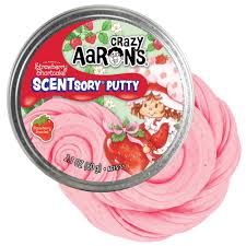 Crazy Aarons SCENTsory 2"- Strawberry Shortcake-Thinking Putty-Tools 4 Teaching-Classroom Decor and More