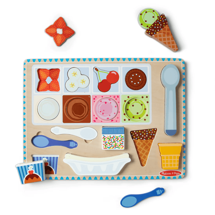 Wooden Magnetic Ice Cream Puzzle - Tools 4 Teaching