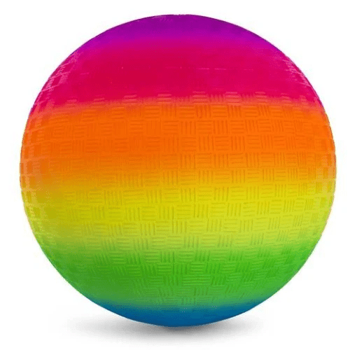 8.5" Rainbow Playground Balls - Tools 4 Teaching