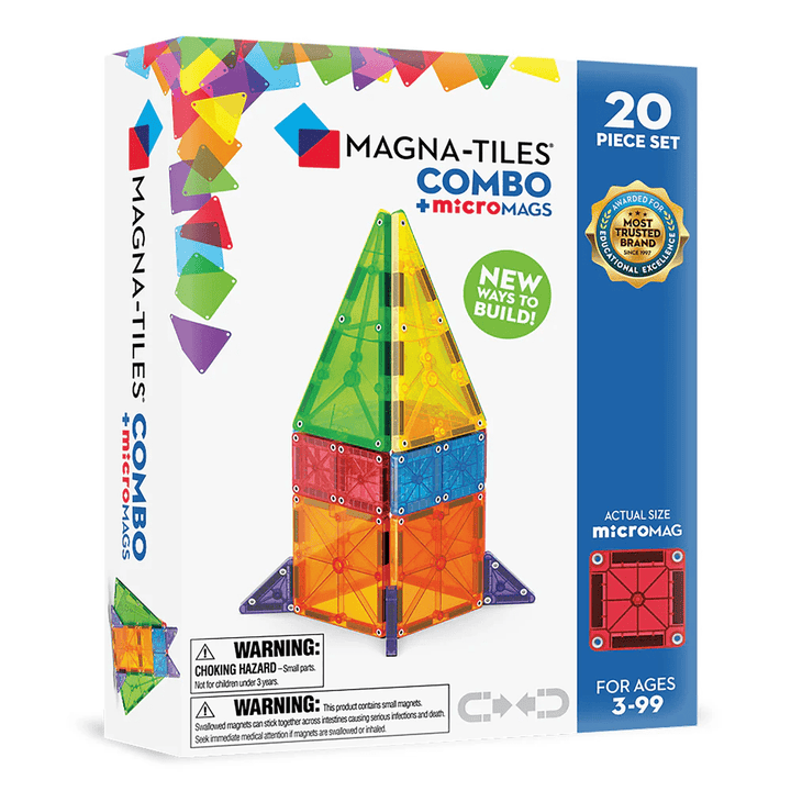 microMAGS 20 piece combo set-Magnatiles-Tools 4 Teaching-Classroom Decor and More