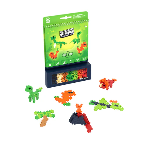 Puzzle By Number Activity Pad - Dinosaurs - Tools 4 Teaching