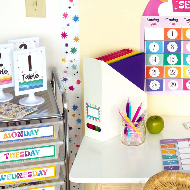 Retro Remix Name Tag-Nameplates & Name Tags-Tools 4 Teaching-Classroom Decor and More