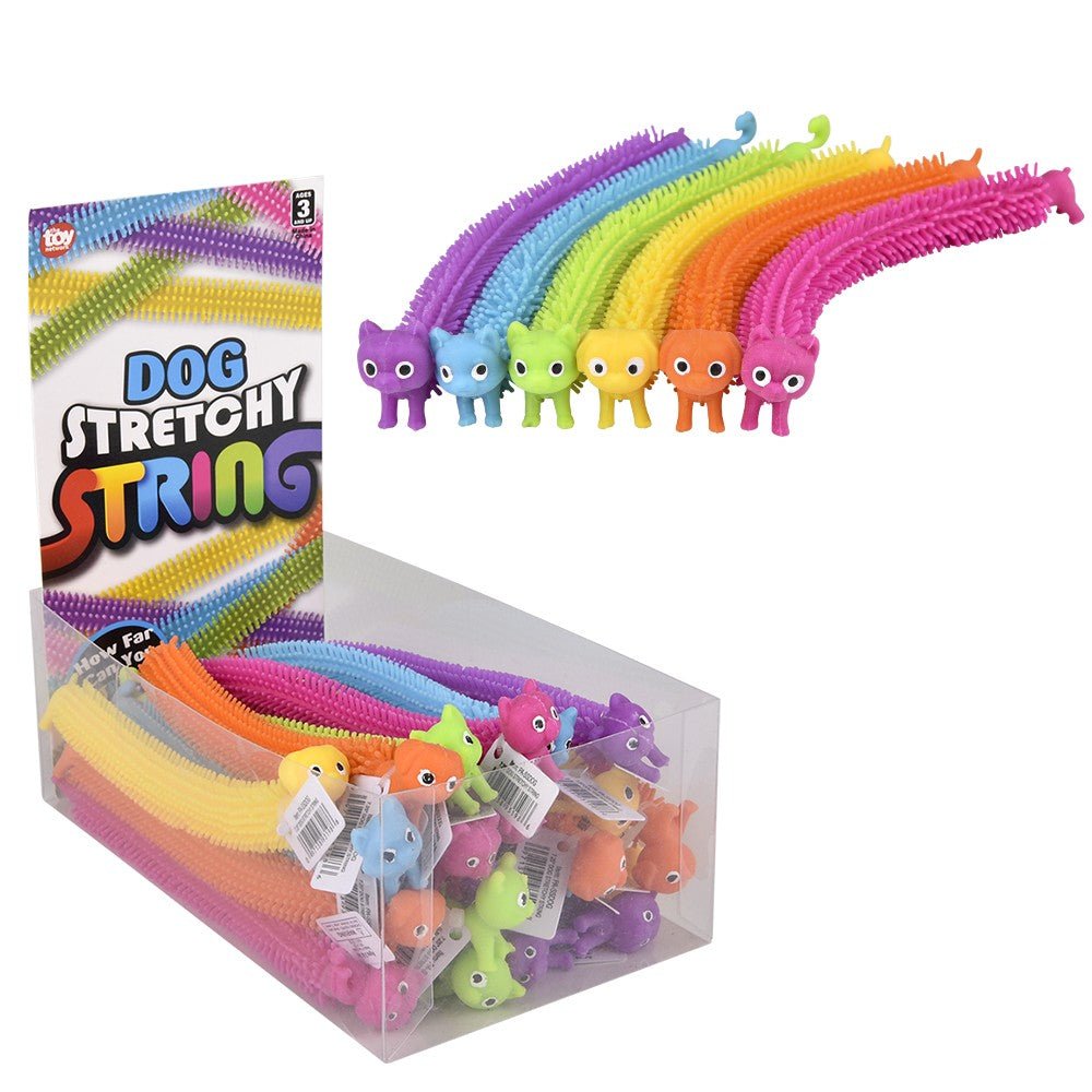 7.25" Dog Stretchy String (Assorted)-Fidgets-Tools 4 Teaching-Classroom Decor and More