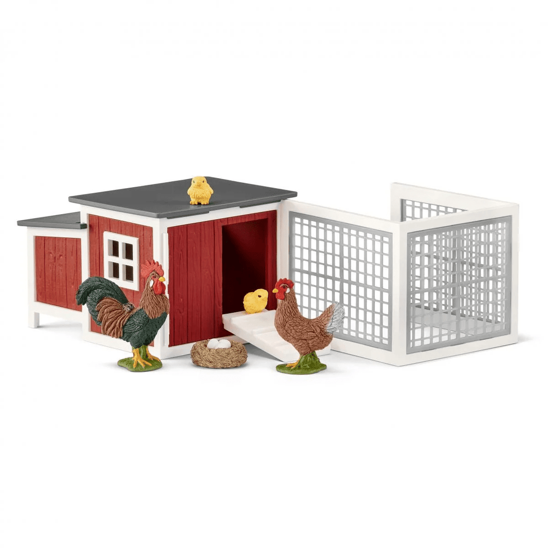 Farm World Chicken Coop-Schleich USA-Tools 4 Teaching-Classroom Decor and More