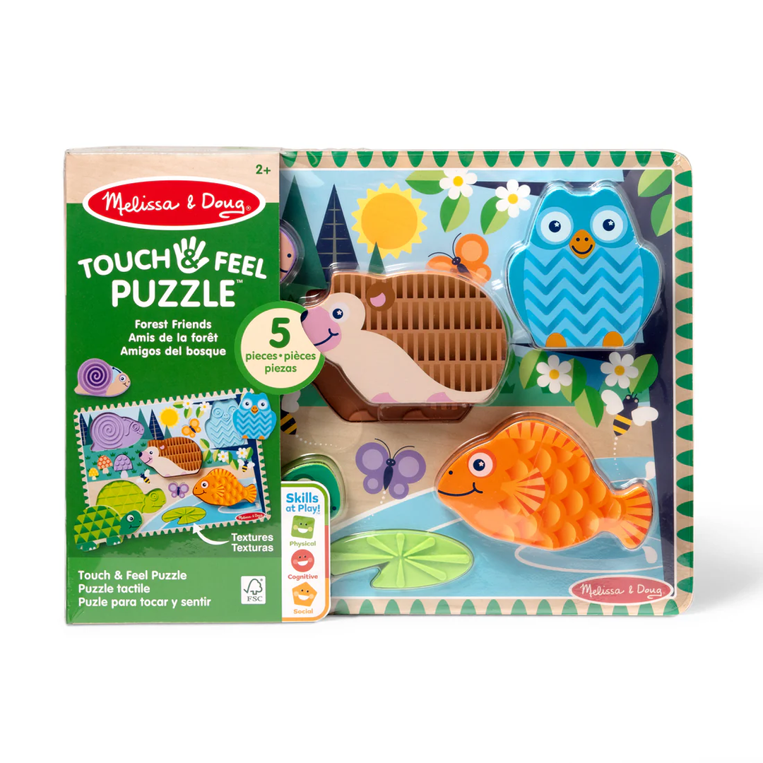 Forest Friends Touch and Feel Puzzle-Puzzles-Tools 4 Teaching-Classroom Decor and More