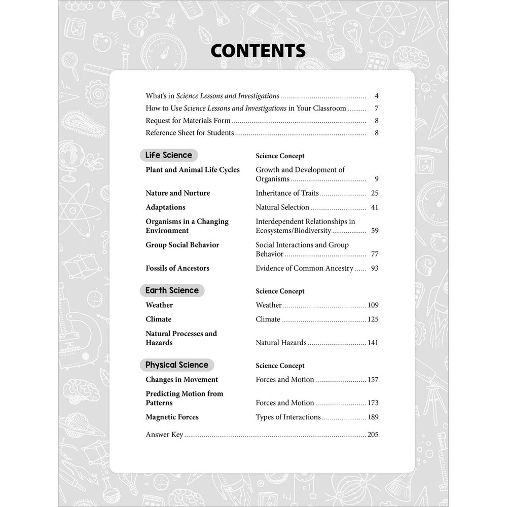 SCIENCE: Lessons and Investigations - Grade 3 Paperback - Tools 4 Teaching