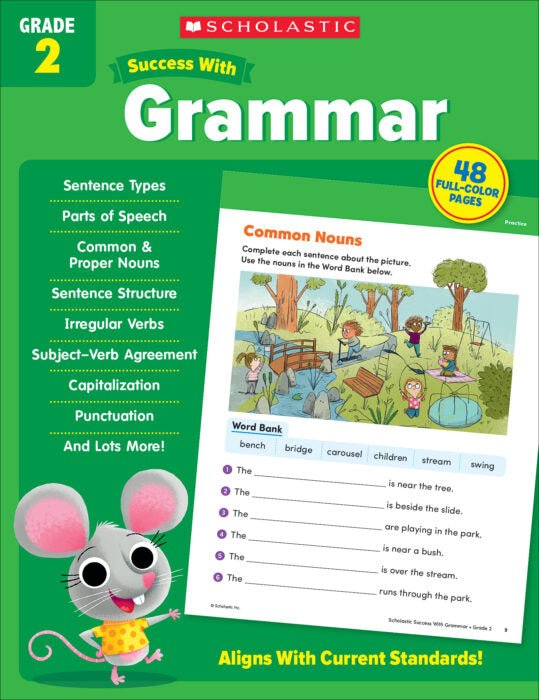 Scholastic Success With Grammar Grade 2-Subjects - Reading - Reading Books-Tools 4 Teaching-Classroom Decor and More