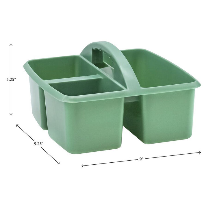 Plastic Storage Caddy - Eucalyptus Green - Tools 4 Teaching