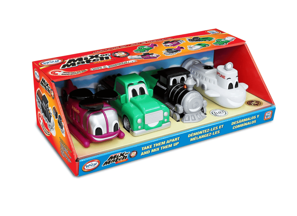 Magnetic Mix or Match Vehicles Junior 2-Vehicles & Construction-Tools 4 Teaching-Classroom Decor and More