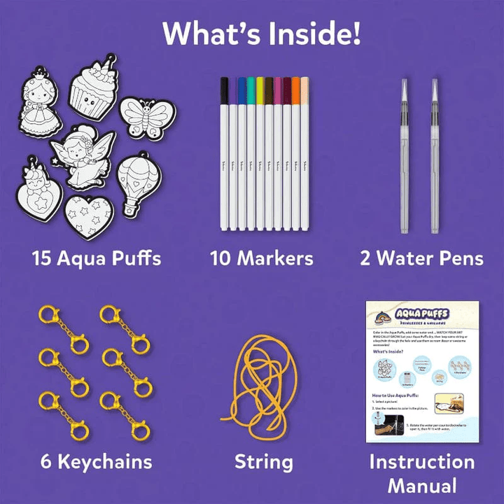 Aqua Puffs: Princesses &amp; Unicorns | 3D Art Kit - Tools 4 Teaching