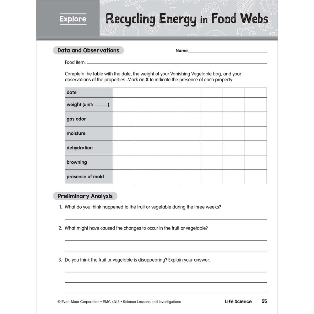 SCIENCE: Lessons and Investigations - Grade 5 Paperback - Tools 4 Teaching