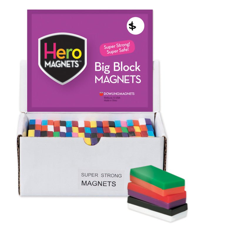 Hero Big Block Magnet-Magnets-Tools 4 Teaching-Classroom Decor and More