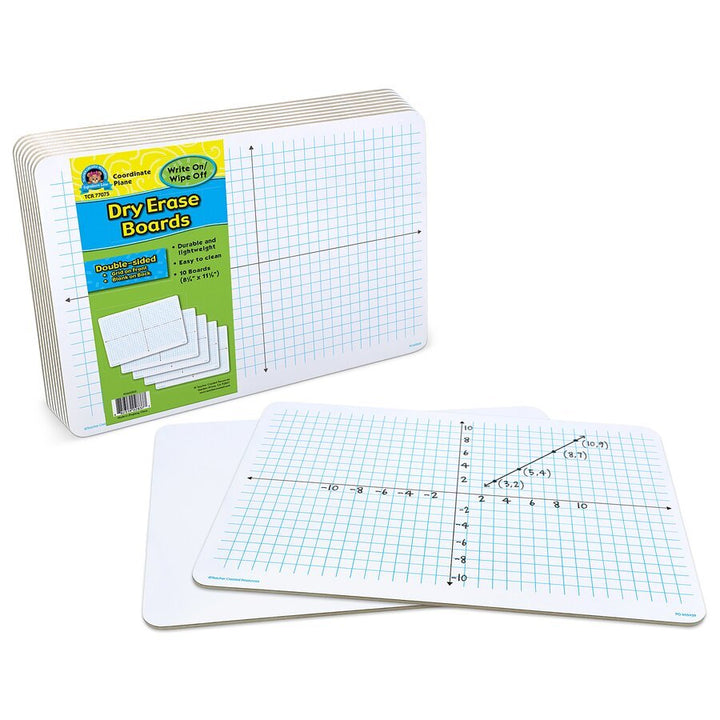 Double - Sided Coordinate Plane Dry - Erase Boards - Tools 4 Teaching