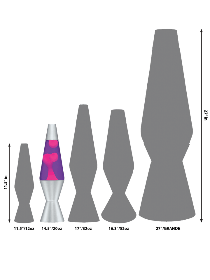 14.5'' LAVA® Lamp - Purple wax / blue liquid-Lava-Tools 4 Teaching-Classroom Decor and More