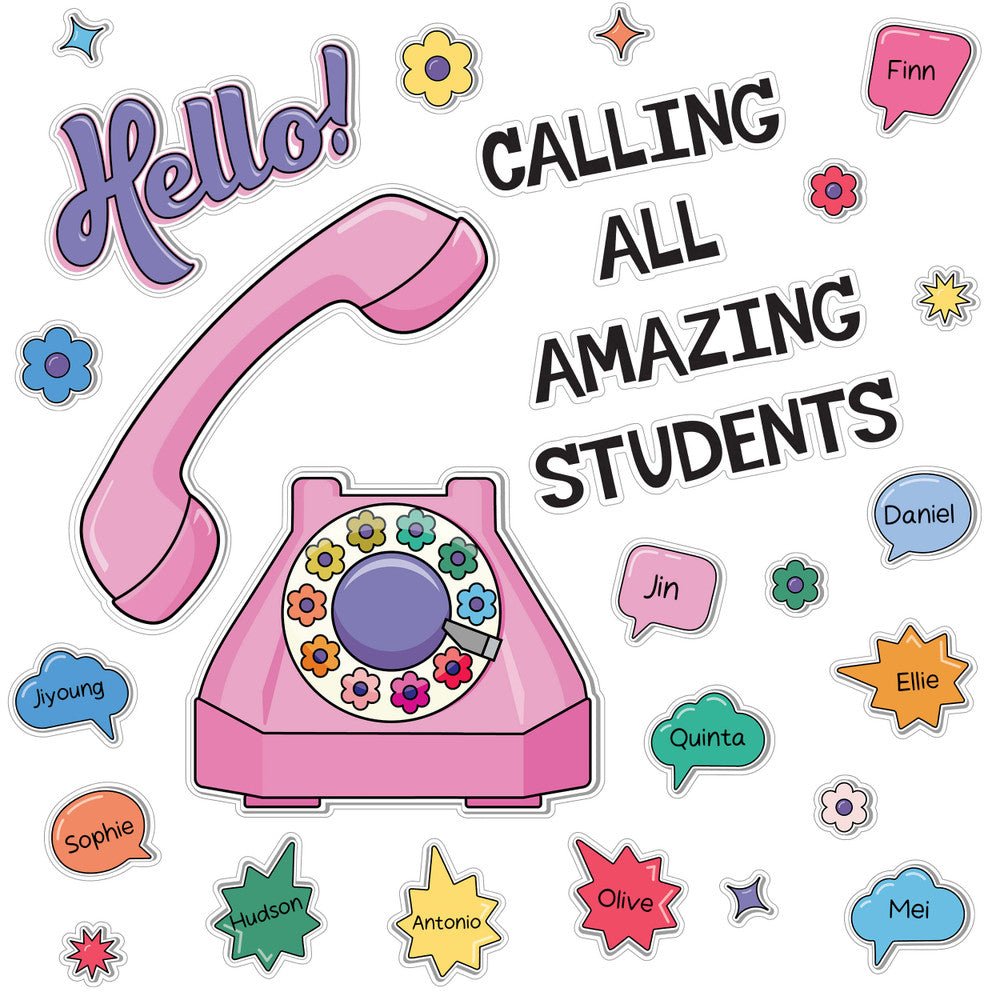 Retro Remix Decor Collection. Calling All Amazing Students-Bulletin Board Sets-Tools 4 Teaching-Classroom Decor and More