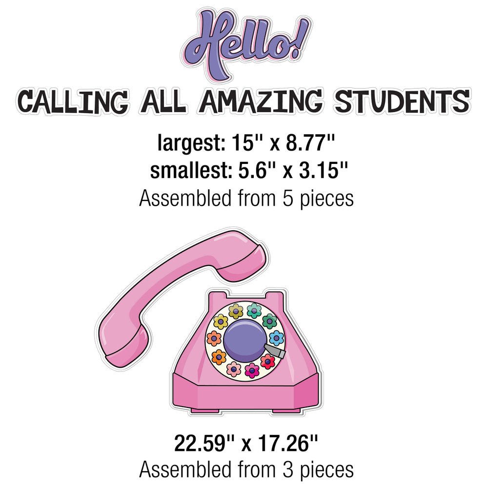 Retro Remix Decor Collection. Calling All Amazing Students-Bulletin Board Sets-Tools 4 Teaching-Classroom Decor and More
