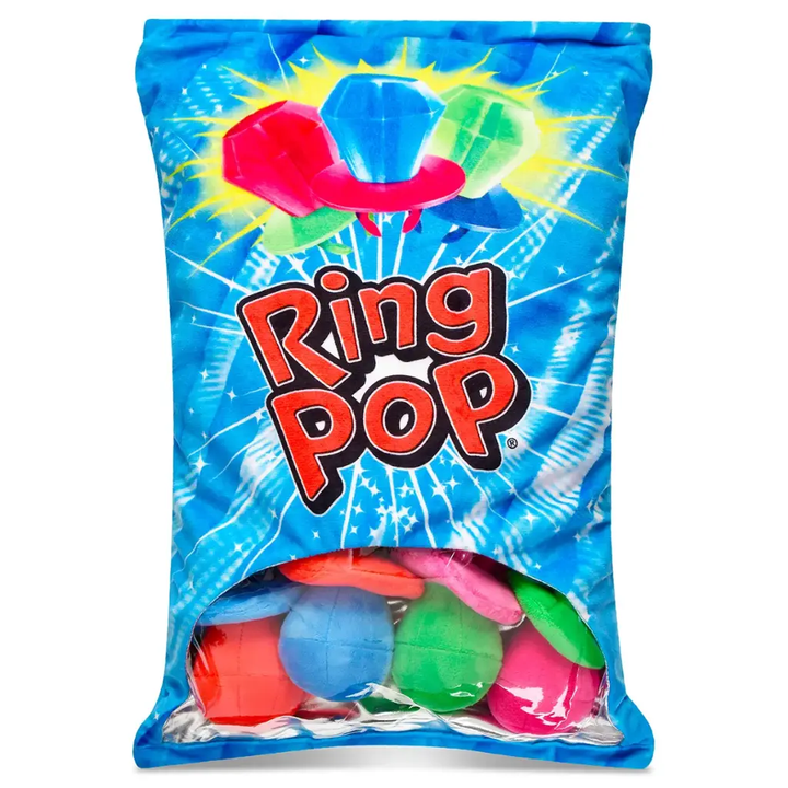 Ring Pop Cherry Scented Packaging Plush
