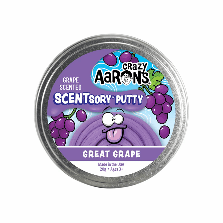 Crazy Aarons Scentsory Putty- Great Grape-Thinking Putty-Tools 4 Teaching-Classroom Decor and More