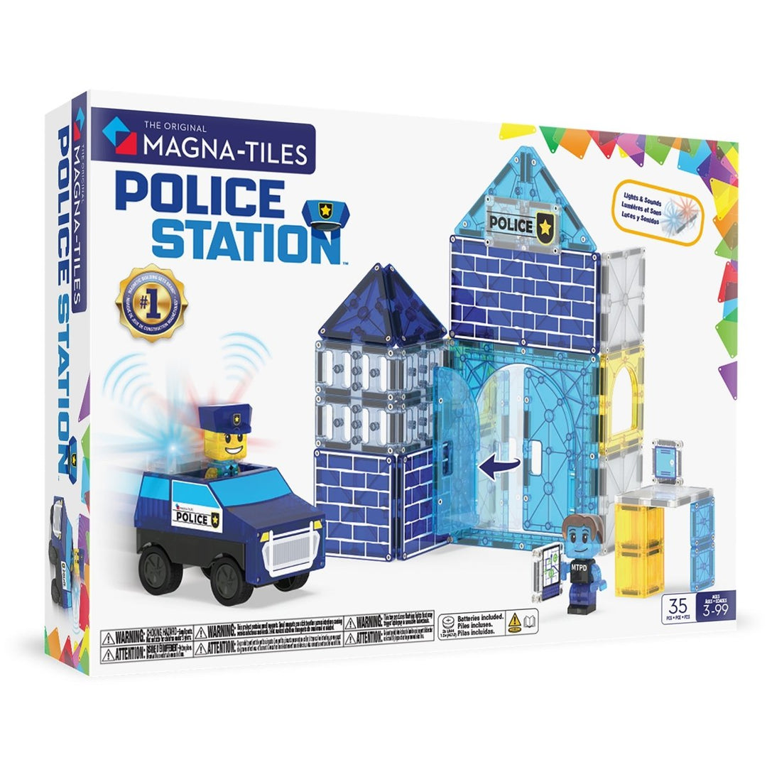 MAGNA-TILES® Police Station™ 35 Piece Set - Tools 4 Teaching